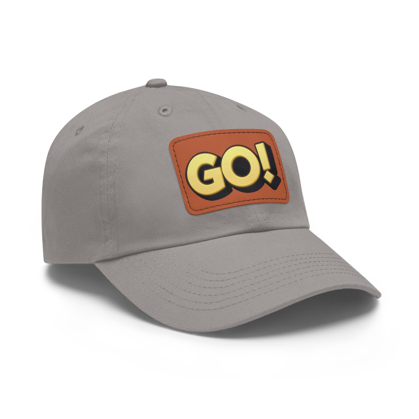 Monopoly Go! Dad Hat with Leather Patch (Rectangle)