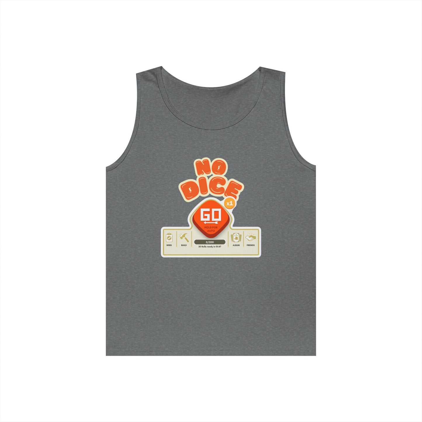 No Dice Unisex Heavy Cotton Tank Top