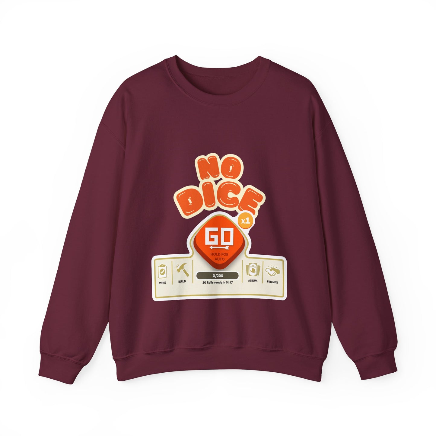 No Dice, Unisex Heavy Blend™ Crewneck Sweatshirt